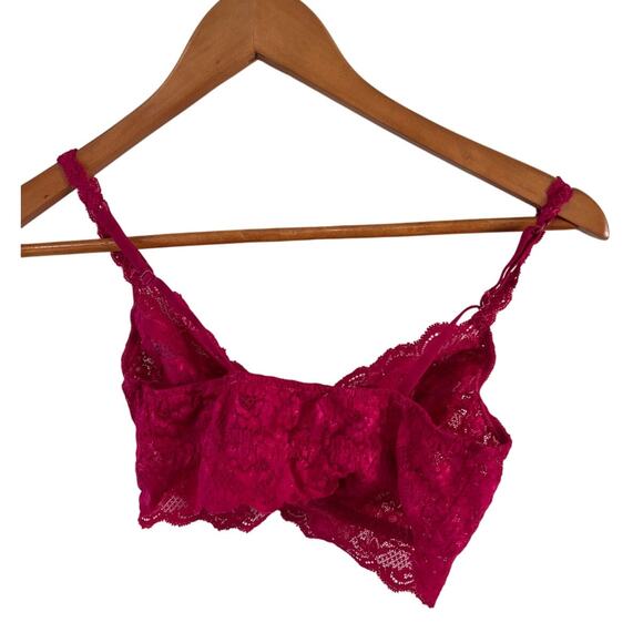 Cosabella Hot Pink Lace Bralette M - Picture 4 of 4